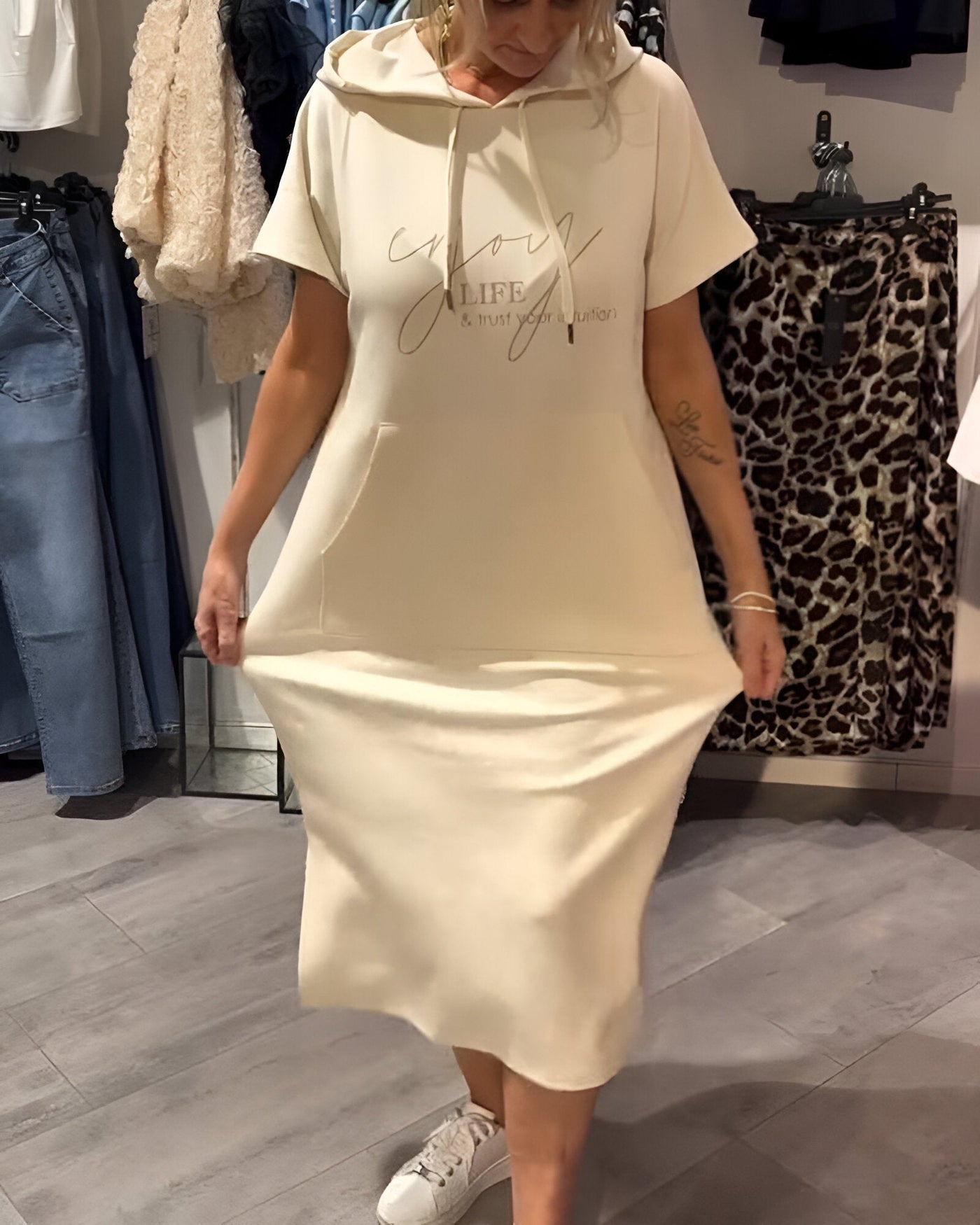 Catalina | Bequemes Hoodie-Kleid