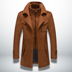 Angelo™ | Warmer und eleganter Mantel für Männer in Camel