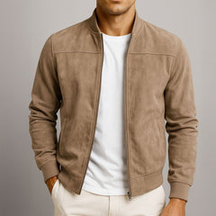 Zakiel – Klassische Langarm Jacke in Braun