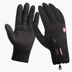 Winddichte Thermo handschuhe für Unisex in Schwarz