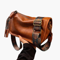 Crossbody Umhängetasche - Stilvolle Schultertasche für Damen in Braun
