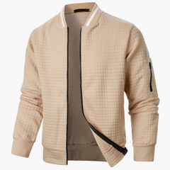 Wärmende Jacke für Herren - stylisch, bequem und modern in Khaki