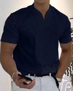 Zeno | Sportliches Herren Shirt in Marineblau