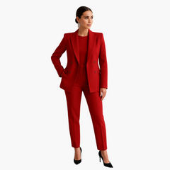 Claudia | Elegantes zweiteiliges Set in Rot