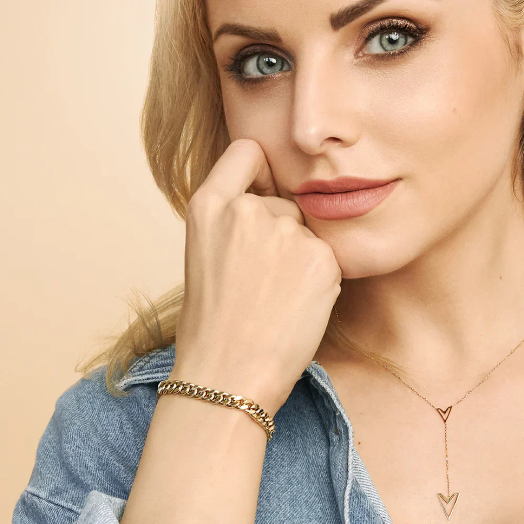 Marlene – Glanzendes Gliederarmband