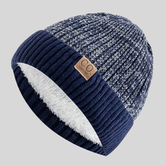 Finezo - Zweifarbig Mütze in Marineblau