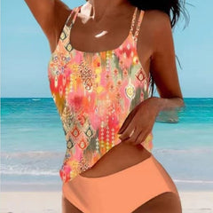 Vicenta® | Stilvoller bedruckter Tankini-Badeanzug in Bildfarbe 2