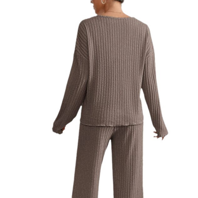 Anneliese®️ | Set aus bequemen Rippstrickteilen