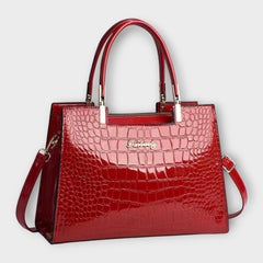 Sophia | Schultergurt Geräumig Handtasche in Rot