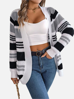 RILEY | ELEGANTER STRICKSTIL in Grau