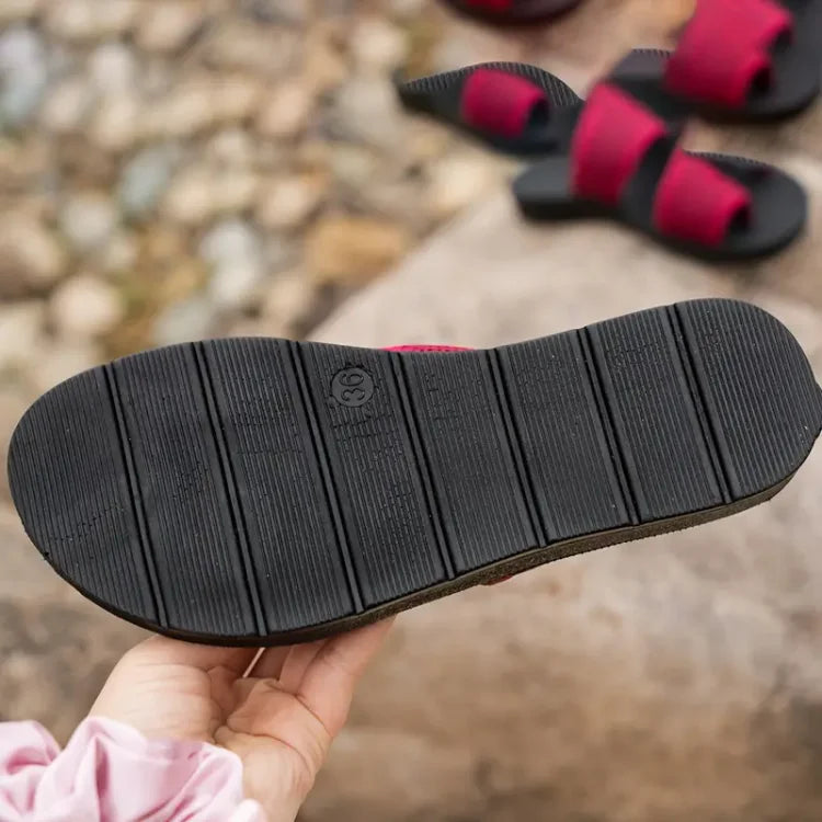 Mesh Kreuzriemen Sandalen für Damen