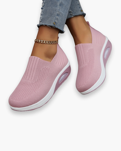 Damen Komfortable Modische Sneaker | Atmungsaktiv und Rutschfest in Rosa