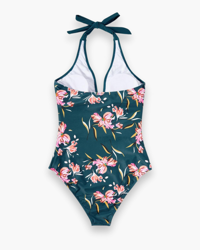 Damen Schmeichelhafter Rückenloser Badeanzug | Push-up