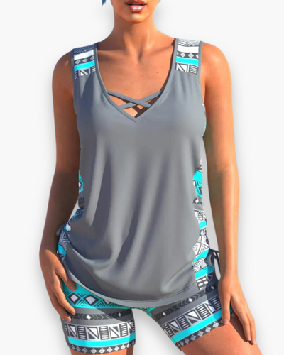 Damen Bauchweg Tankini | Stilvolles Oberteil für Strand und Pool