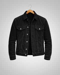Noah | Herren Aufgesetzte Brusttaschen Feldjacke in Schwarz
