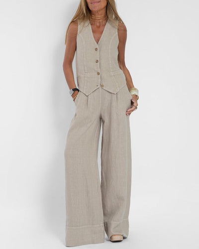 Damen Lässig Zweiteiliges Set | Sommer