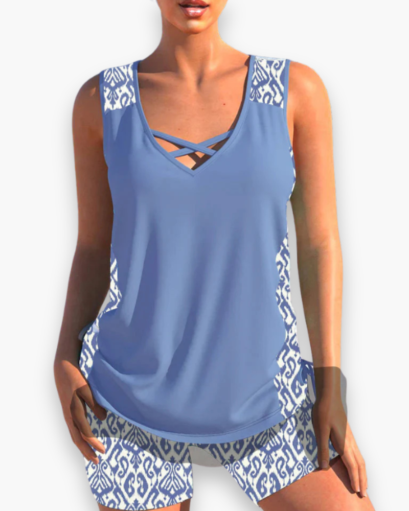 Damen Bauchweg Tankini | Stilvolles Oberteil für Strand und Pool