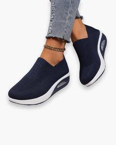 Damen Komfortable Modische Sneaker | Atmungsaktiv und Rutschfest in Dunkelblau