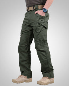Steven | Herren Taktische Cargo Outdoor Wanderhose in Grün