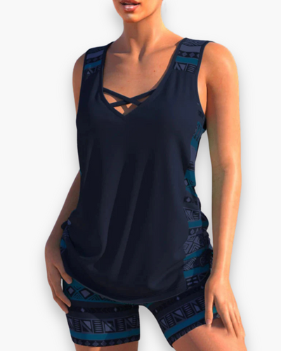 Damen Bauchweg Tankini | Stilvolles Oberteil für Strand und Pool