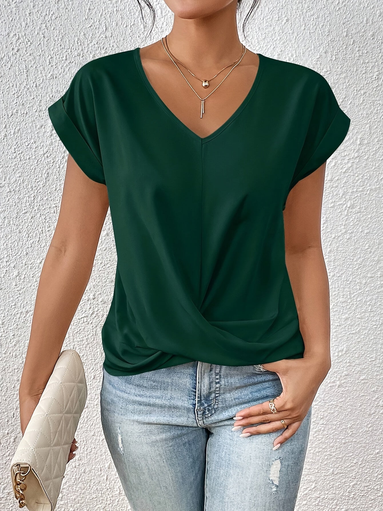 Tessa®️™ | Lässiges T-Shirt mit Herzausschnitt