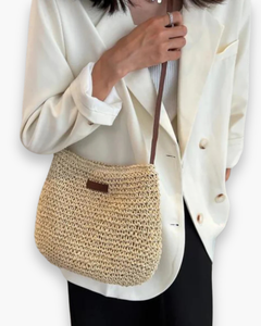 Damen Stilvolle Schultertasche | Modernes Design in Beige