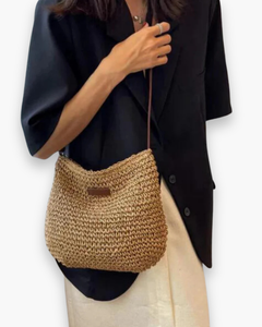 Damen Stilvolle Schultertasche | Modernes Design in Braun