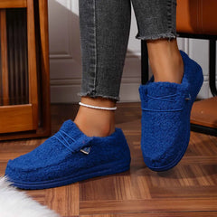 Snuggleez™ - Warme Kuschelige Weiche Hausschuhe in Blau