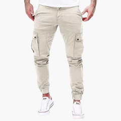 Bequeme Cargohose mit Seitentaschen - Herren Freizeithose in Weiß