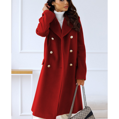 Evonne - Wintermantel in Rot