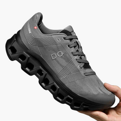 Herren Sneaker mit Schnürverschluss und Mesh Obermaterial in Dunkelgrau