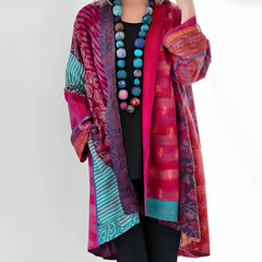 Sophie - Bequemer & Stilvoller Strickjacke in Rosa