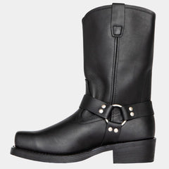 Vintage Cowboystiefel für Damen in Schwarz