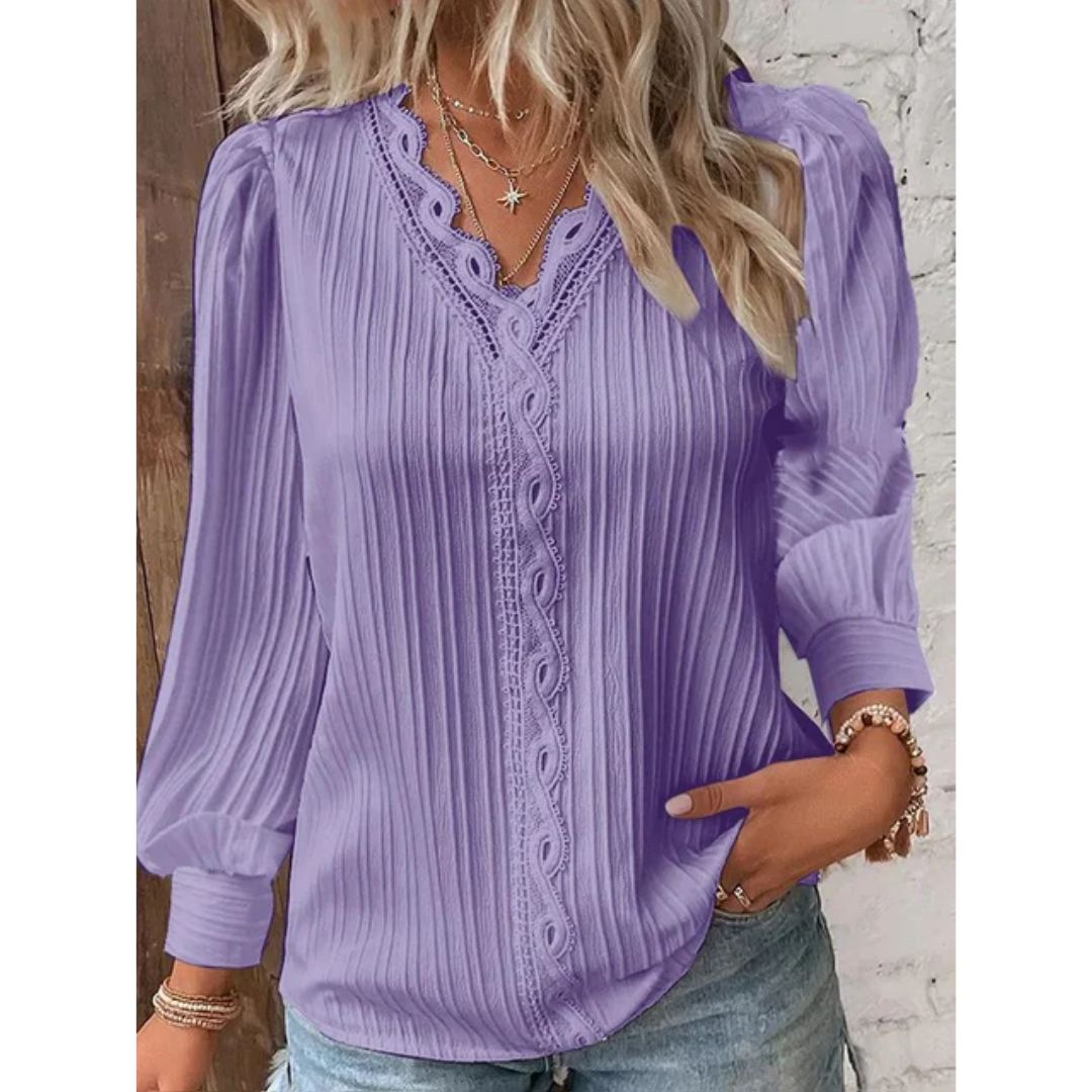 Jackalyn - Elegante Damenbluse aus Spitze