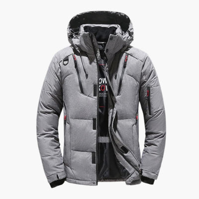 Gesteppt Daunenjacke für Herren
