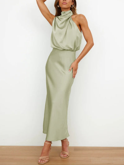 Jonvy - Fleck Seide Damen Kleid