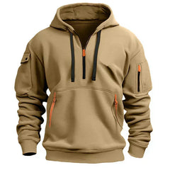 Stilvoller Hoodie 1+1 Gratis in Khaki