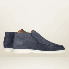 Dorian - Herren Loafers Aus Wildleder in Blau