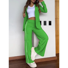 Evelyn | Blazer und Hosenanzug Set in Grün