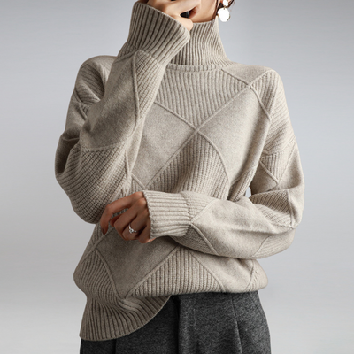 Everly - Strick-Rollkragenpullover