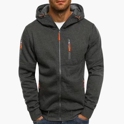 Kapuzenjacke mit Reißverschluss für Herren