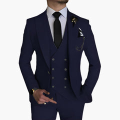 Stylisher Slim Fit Anzug - moderner Look für Herren zur Hochzeit in Marineblau