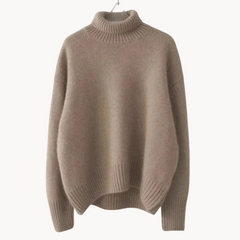 Juliette - Kaschmir Rollkragenpullover in Camel