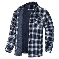 Bjørn - Holzfällerjacke - Karierte Jacke in Schwarz