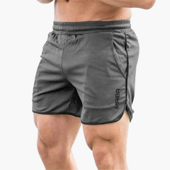 Schnelltrocknende Badeshorts - Herren Schwimmshorts mit Stretch in Grau