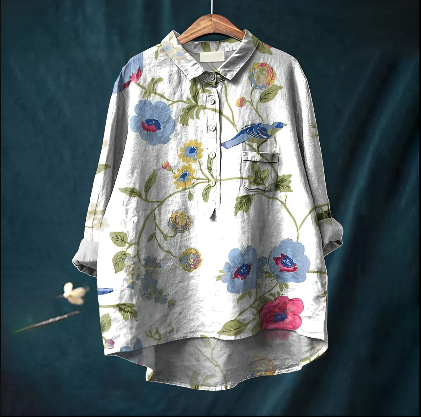 Jadyn - Damen Bluse mit Blumendruck