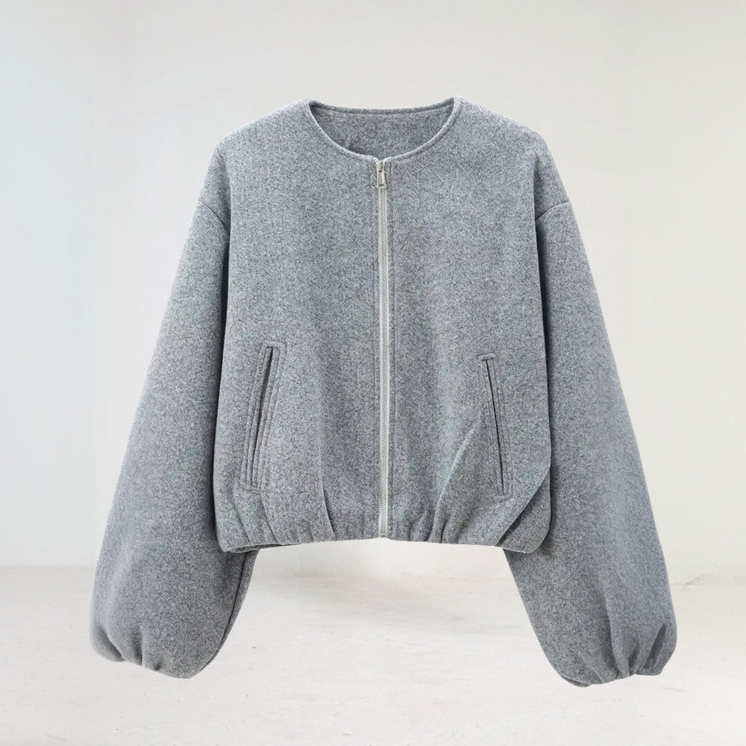 Damen Langarm Übergangsjacke | Gekürzte Passform