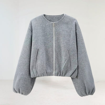 Damen Langarm Übergangsjacke | Gekürzte Passform