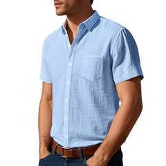 Dominik | Stilvolles Hemd in Blau