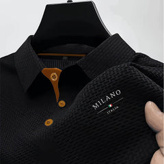 Raymond | Herren Italia Polo – Klassisches Polo Shirt Herren in Schwarz